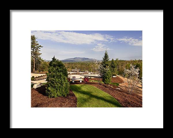 Cathedral Of The Pines Framed Print featuring the photograph The Altar from the Knoll by Gordon Ripley