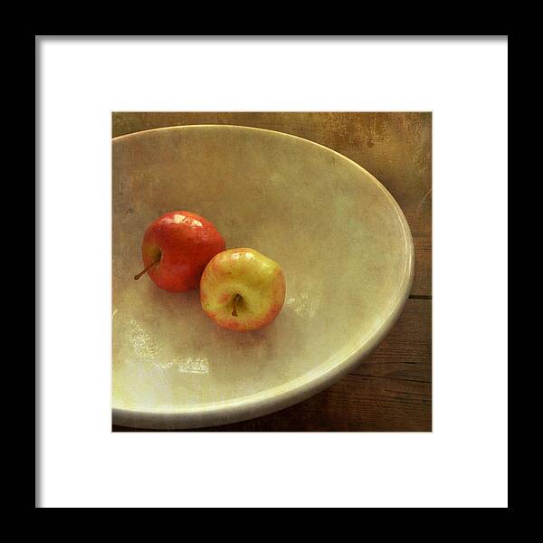 Sally Banfill Framed Print featuring the photograph The Apple Bowl by Sally Banfill