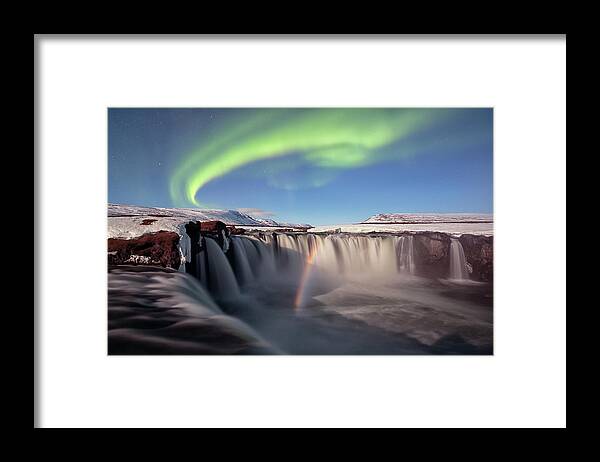 Iceland Framed Print featuring the photograph The Astonishing by Mauro Tronto