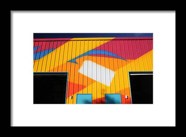 Color Framed Print featuring the photograph The AutoBody Shop by Ross Lewis