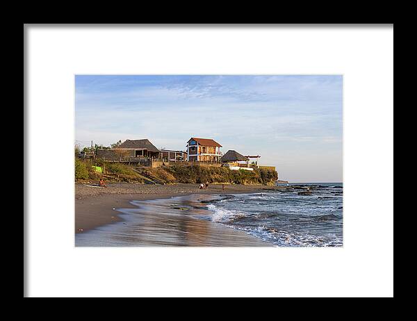 Tranquility Framed Print featuring the photograph The Beachside Area Of Punto Miramar by Matthew Micah Wright