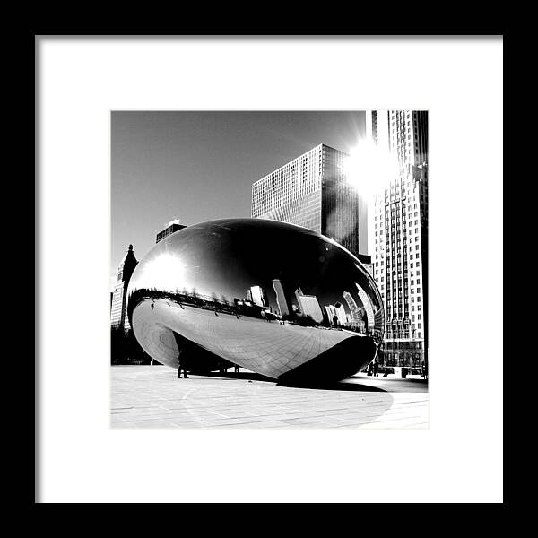 The Bean Framed Print featuring the photograph The Bean by Jeremiah John McBride
