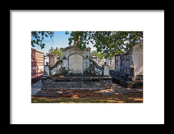 Metairie Cemetery Framed Print featuring the photograph The Biggest Easy by Steve Harrington