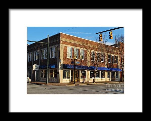 Brown Framed Print featuring the photograph The Birthplace of Pepsi - Cola by Bob Sample