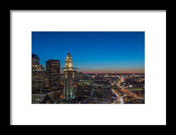  Framed Print featuring the photograph The blue begins by Bryan Xavier