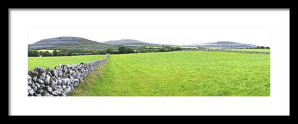 Burren Framed Print featuring the photograph Irish Landscape - The Burren by Norma Brock