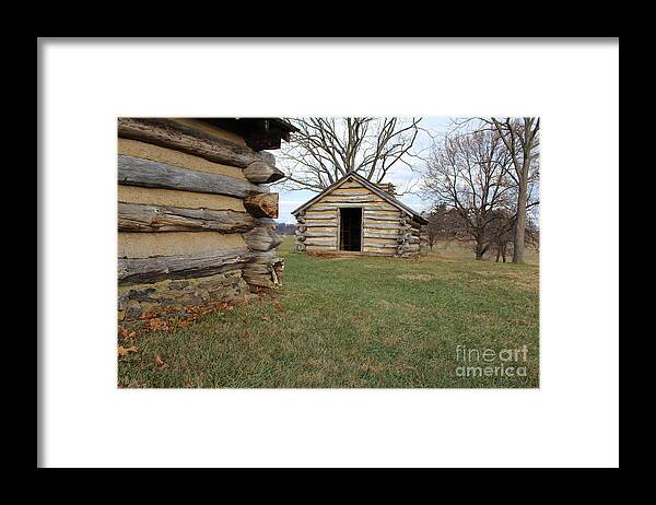 Valley Forge Framed Print featuring the photograph The Cabins by David Jackson