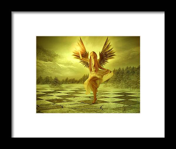 Angel Framed Print featuring the photograph The Calling by Ester McGuire