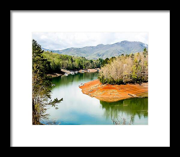 Photograph Framed Print featuring the photograph The Calm by M Three Photos