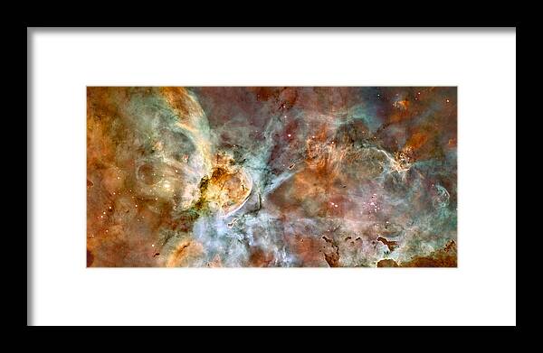 Hubble Framed Print featuring the photograph The Carina Nebula #1 by Eric Glaser