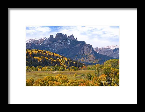 Ohio Creek Print Framed Print featuring the photograph The Castles by Jim Garrison