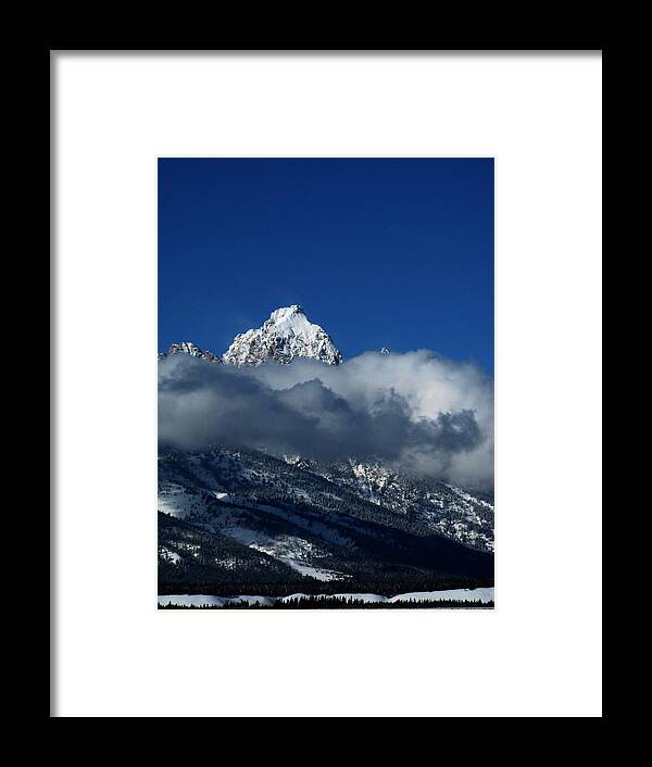 Grand Teton Framed Print featuring the photograph The Clearing Storm by Raymond Salani III
