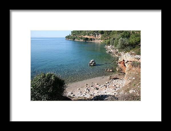 Cove Framed Print featuring the photograph The Coast To Oren by Taiche Acrylic Art