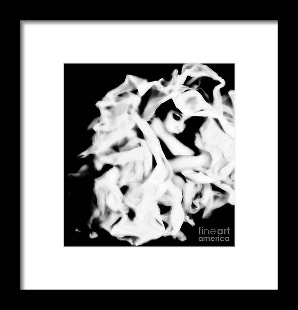 Black Framed Print featuring the photograph The Cocoon by Jessica S