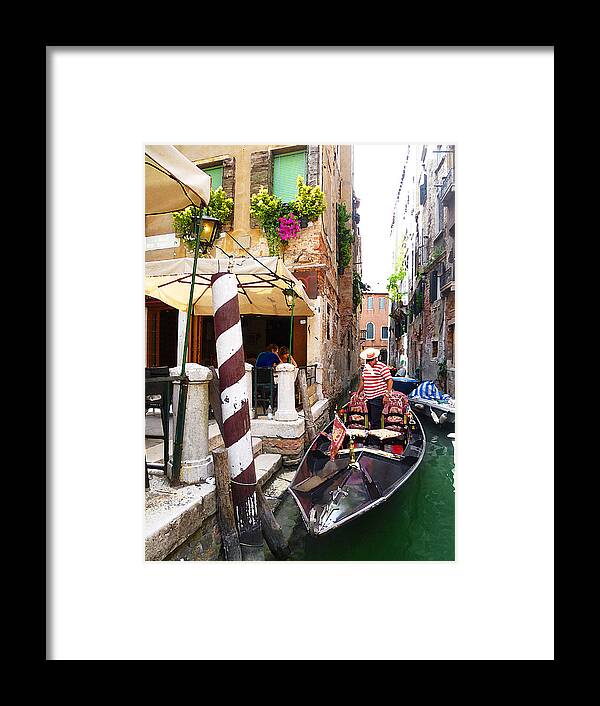 Italy Framed Print featuring the photograph The Colors Of Venice by Irina Sztukowski