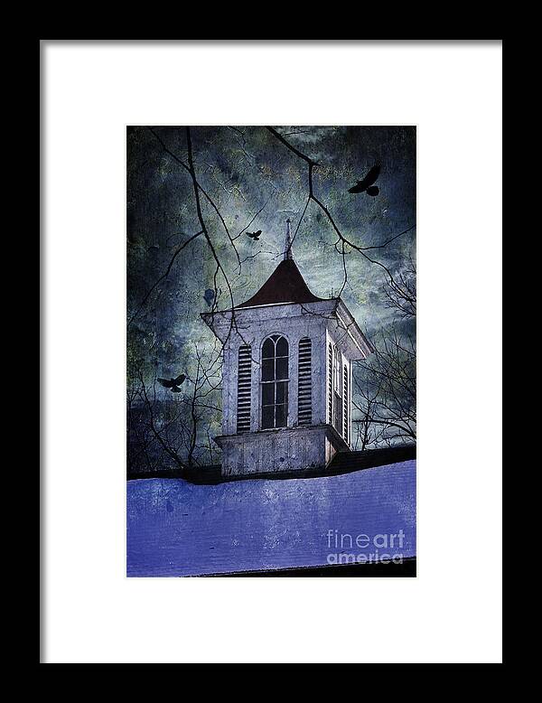 (snow Or Snowing) Framed Print featuring the photograph The Cupola by Debra Fedchin