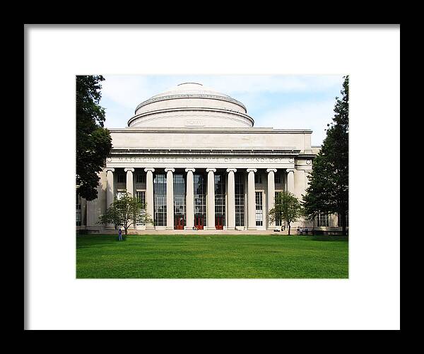 The Dome At Mit Framed Print featuring the photograph The Dome at MIT by Georgia Fowler