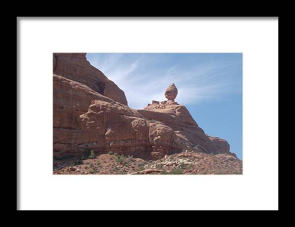 Landscape Framed Print featuring the photograph The Dragon Rider by Fortunate Findings Shirley Dickerson