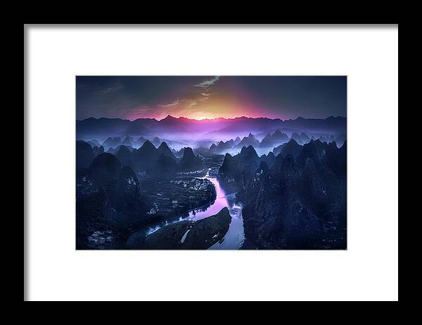 China Framed Print featuring the photograph The Earth Awakening by Jes??s M. Garc??a