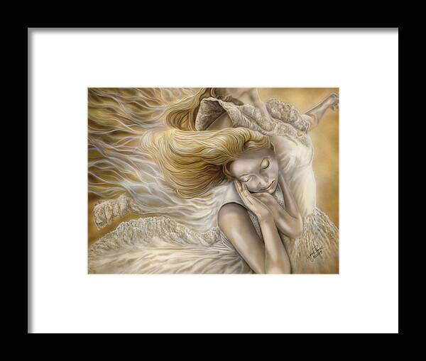 North Dakota Artist Framed Print featuring the painting The Ecstasy of Angels by Wayne Pruse
