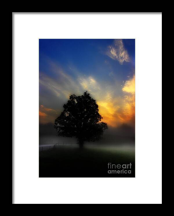 Cades Cove Framed Print featuring the photograph The Edge Of Light by Michael Eingle