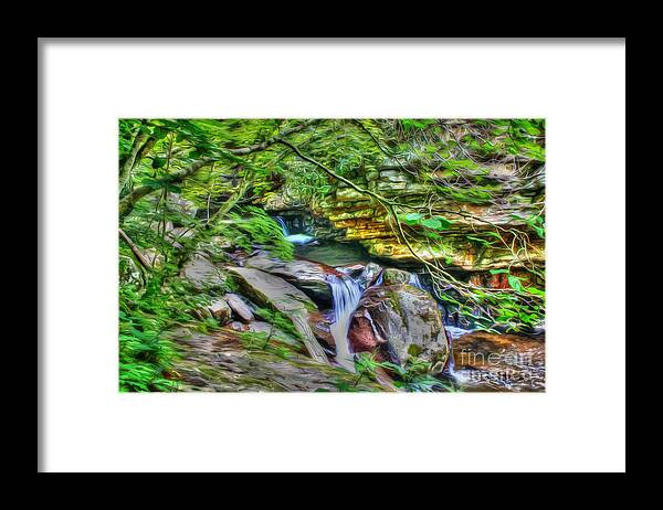 Day Framed Print featuring the photograph The Emerald Forest 14 by Dan Stone
