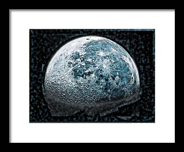 Moon Framed Print featuring the photograph The Enlightened Moon by Robert Rhoads