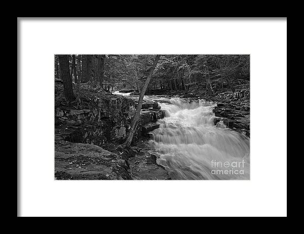 Waterfall Framed Print featuring the photograph The Falls by David Rucker