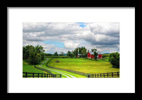 Farm Framed Print featuring the photograph The Farm by Ronda Ryan