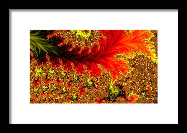 Abstract Framed Print featuring the photograph The Feather Duster of God by Ronda Broatch