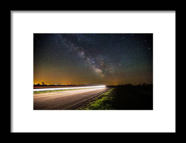 The Flash Framed Print featuring the photograph The Flash by Aaron J Groen