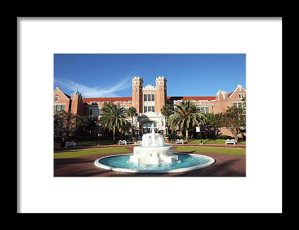 Education Framed Print featuring the photograph The Florida State University by DenisTangneyJr