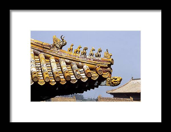 Architectural Framed Print featuring the photograph The Forbidden City by George Holton