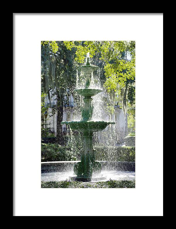 Fountain Framed Print featuring the photograph The Fountain by Mike McGlothlen