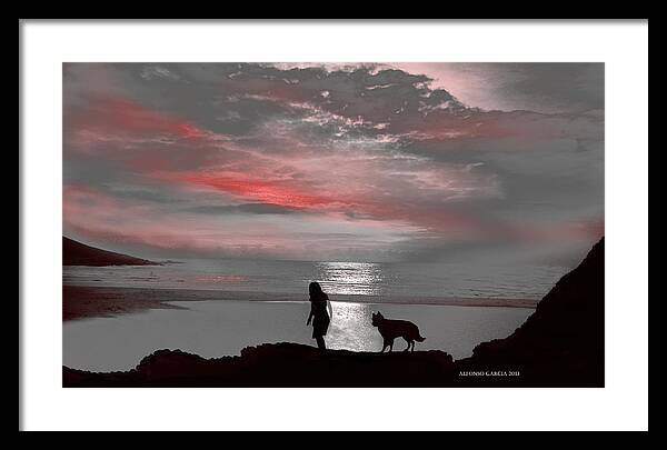 Seascape Framed Print featuring the photograph The Friend by Alfonso Garcia