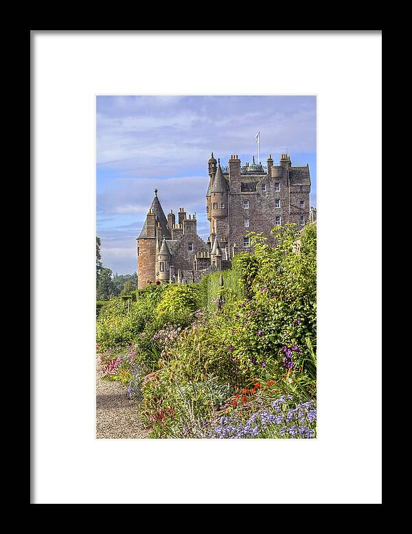 Scotland Framed Print featuring the photograph The Garden of Glamis Castle by Jason Politte