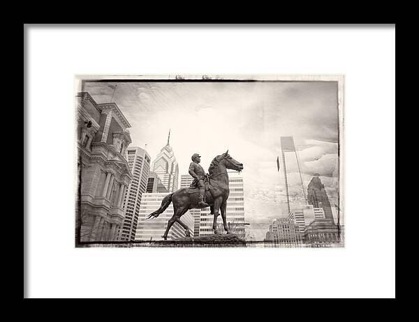 General Framed Print featuring the photograph The General In Philly by Alice Gipson