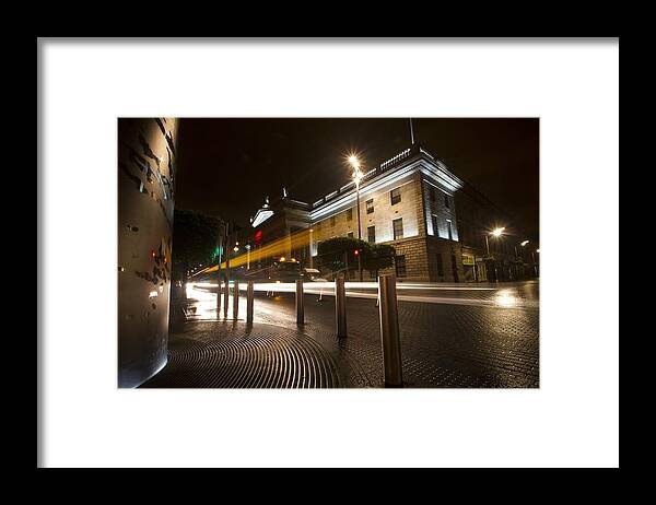 Spire Framed Print featuring the photograph The General Post OFfice with the Shire in the foreground by Sven Brogren