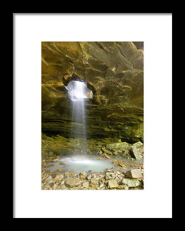 Waterfall Framed Print featuring the photograph The Glory Hole by Robert Camp