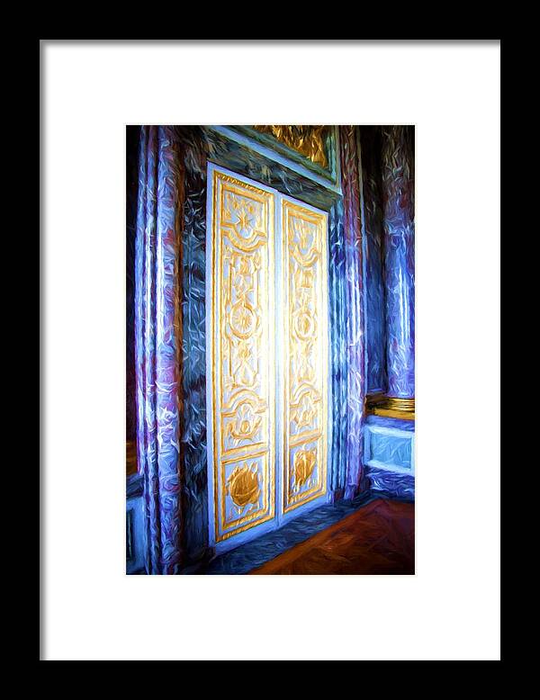 Paris Framed Print featuring the photograph The Golden Door by Bill Howard