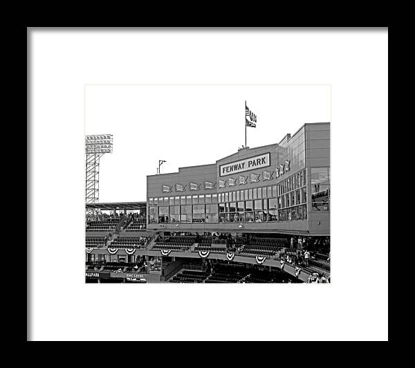 black And White Framed Print featuring the photograph The Good Seats by Barbara McDevitt