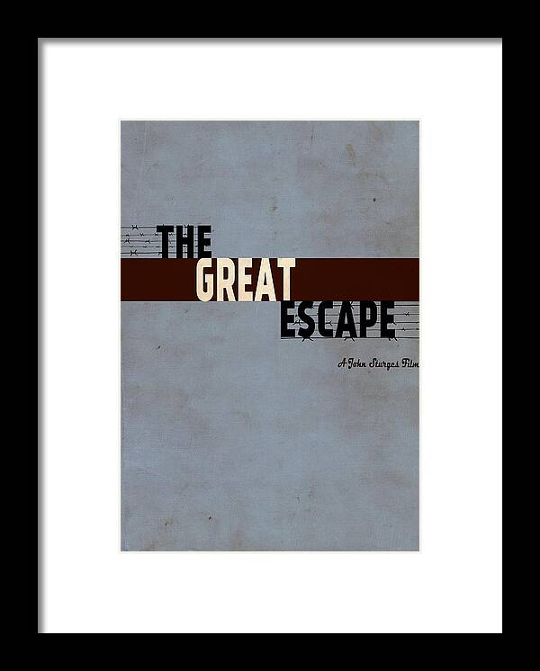 The Great Escape Framed Print featuring the digital art The Great Escape by Inspirowl Design