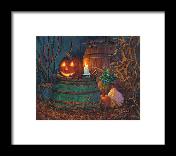 Michael Humphries Framed Print featuring the painting The Great Pumpkin by Michael Humphries