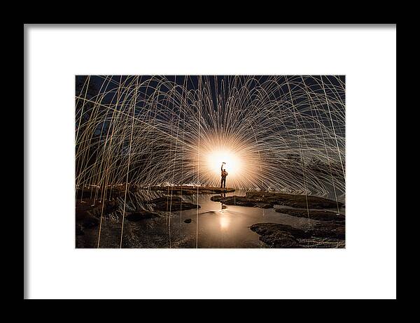 Steel Wool Framed Print featuring the photograph The Heavenly Halo by Lee Harland
