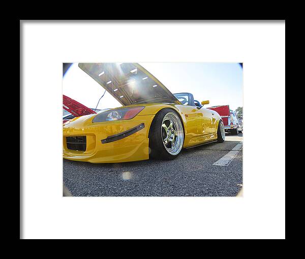 Sportscar Framed Print featuring the photograph The Honda Scene by Aaron Martens
