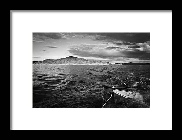 Labrador Sea Framed Print featuring the photograph The Human Element by Ben Shields