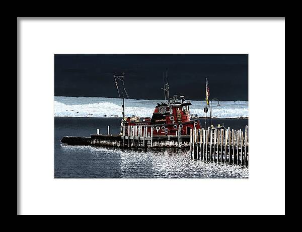 Boat Framed Print featuring the photograph The John R. Asher by Richard Gregurich