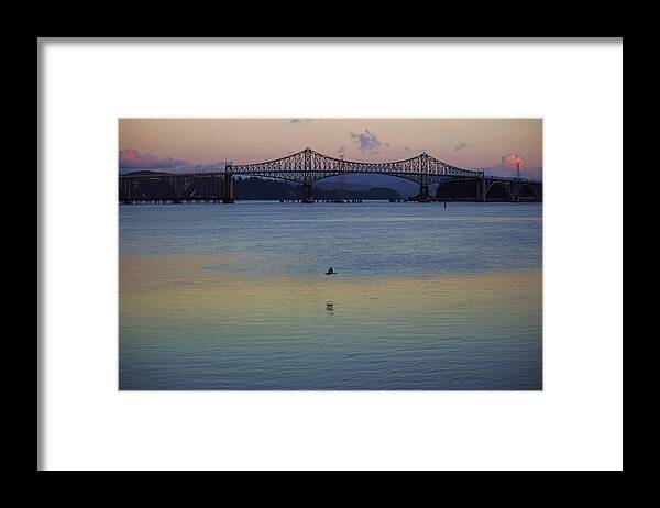  Framed Print featuring the photograph The large bridge by Cathy Anderson