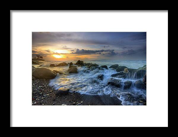 Scenics Framed Print featuring the photograph The Last Pieces by Pandu Adnyana