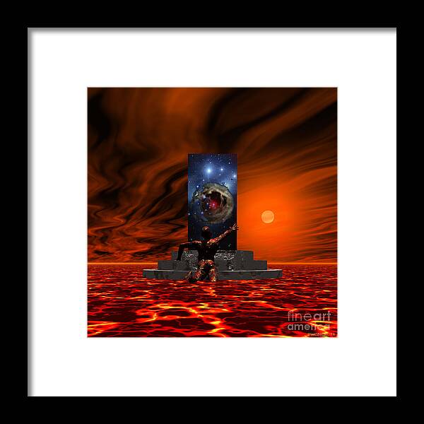 Male Portraits Framed Print featuring the digital art The Last Refuge by Walter Neal